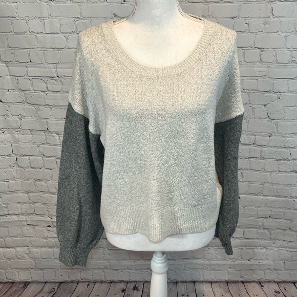 ANTHROPOLOGIE Ruby Moon Cropped Crewneck Sweater - Picture 1 of 4